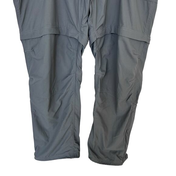 LL Bean Gray Cresta Convertible Hiking Pants Sz XXL - Picture 2 of 9